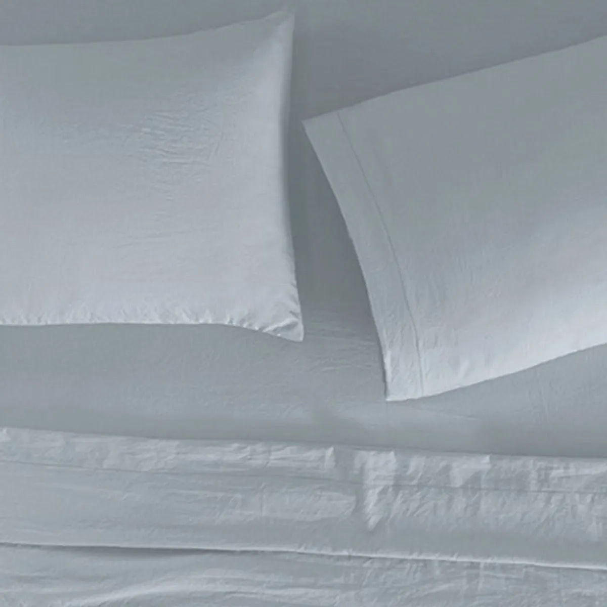 VIANNEY - Sábanas Viasoft Washed Blue Vianney