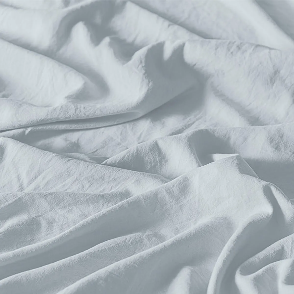 VIANNEY - Sábanas Viasoft Washed Blue Vianney