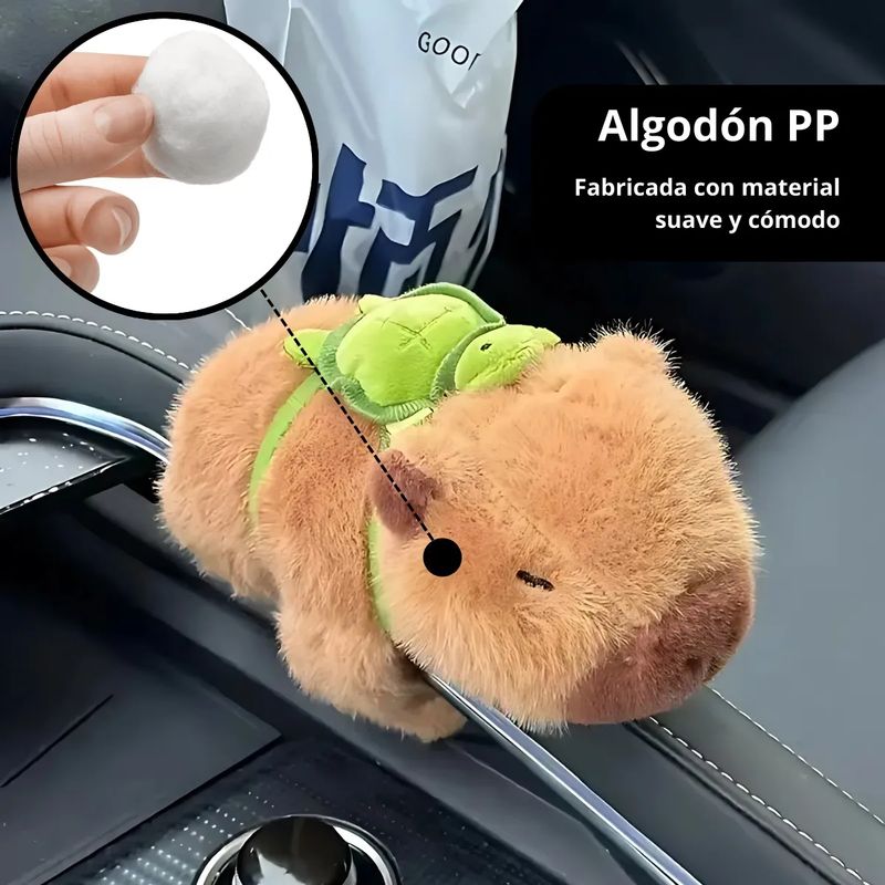 GENERICO - Manilla Peluche Capibara Chiguiro Kawaii Color Café