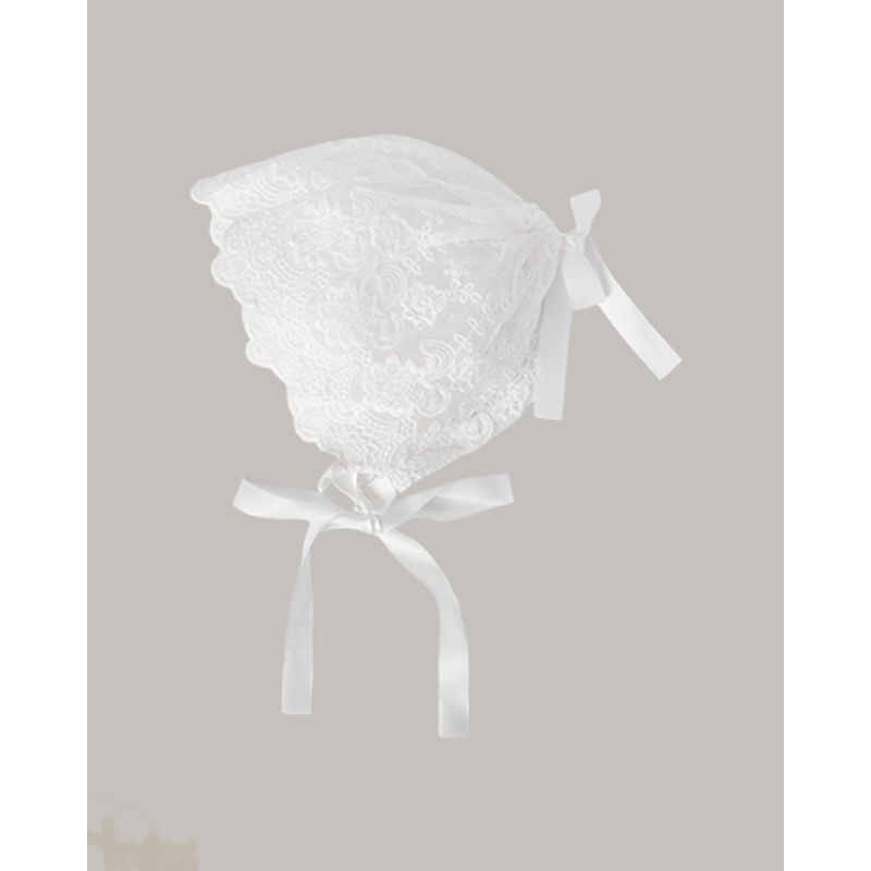 GENERICO - Gorro de Encaje Español para Bebé  Baby Samuu