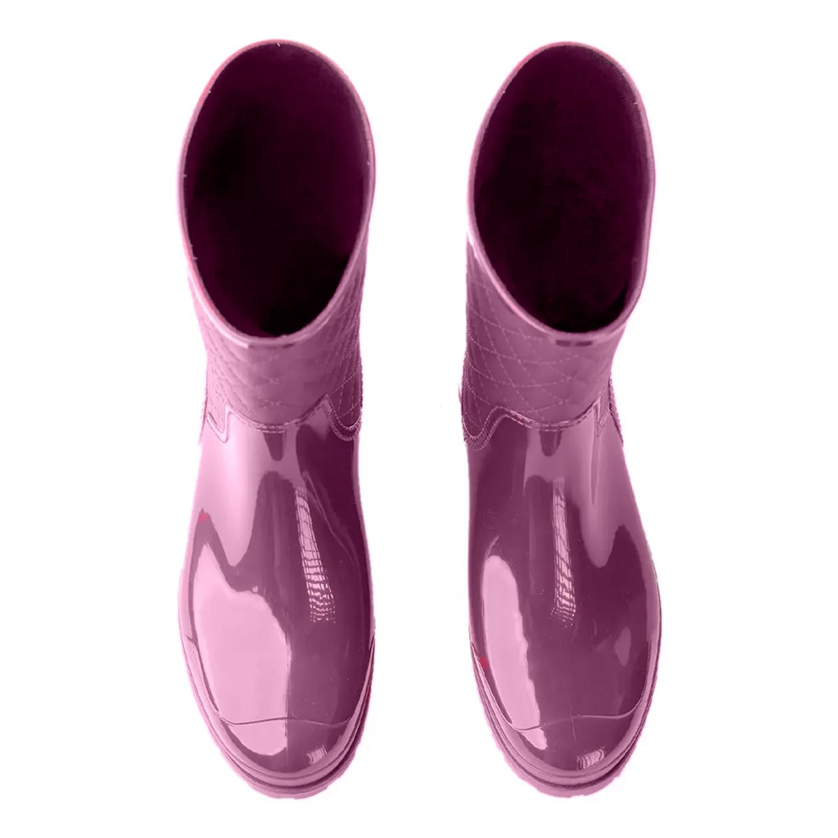 IDECAL - Botas Lluvia Impermeable Mujer Melissa Acolchado Caucho