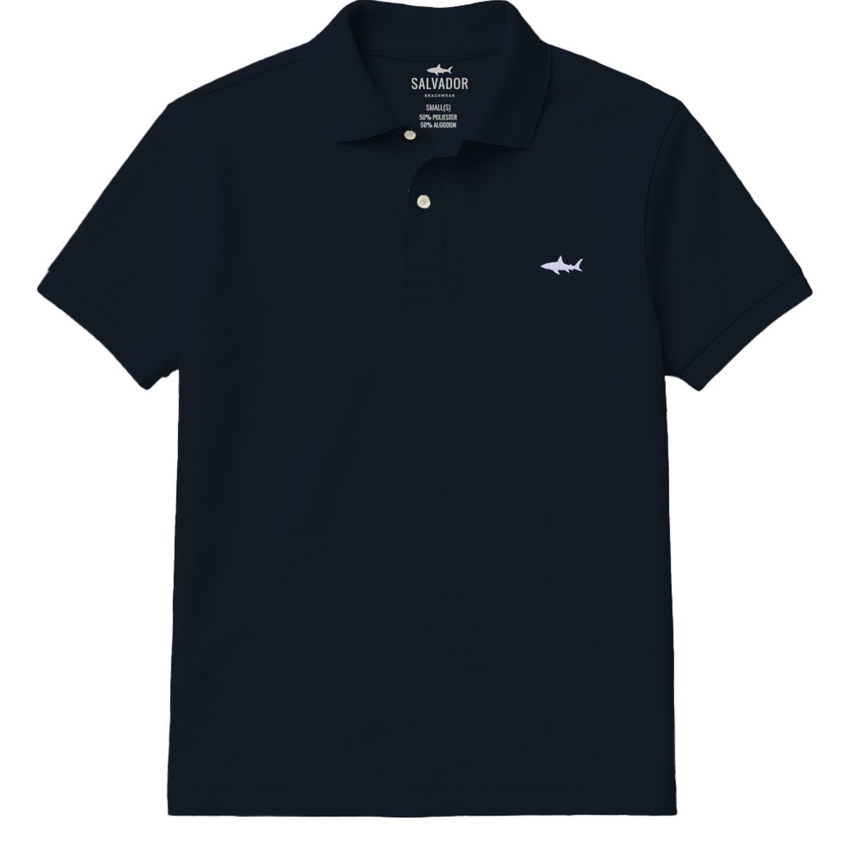 SALVADOR BEACHWEAR - CAMISETA POLO AZUL OSCURO