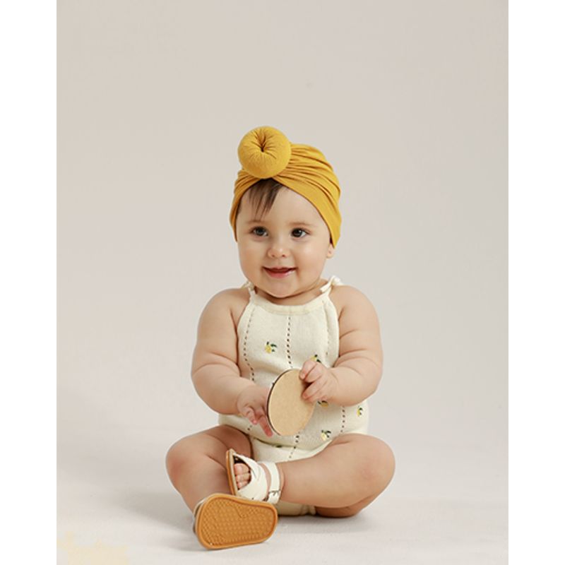 GENERICO - Turbante Unicolor para Bebé - Baby Samuu