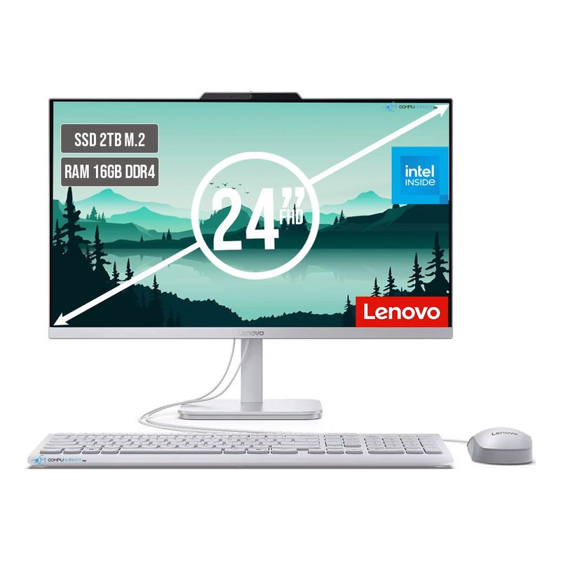 LENOVO - Todo en Uno Lenovo 24 Intel N100