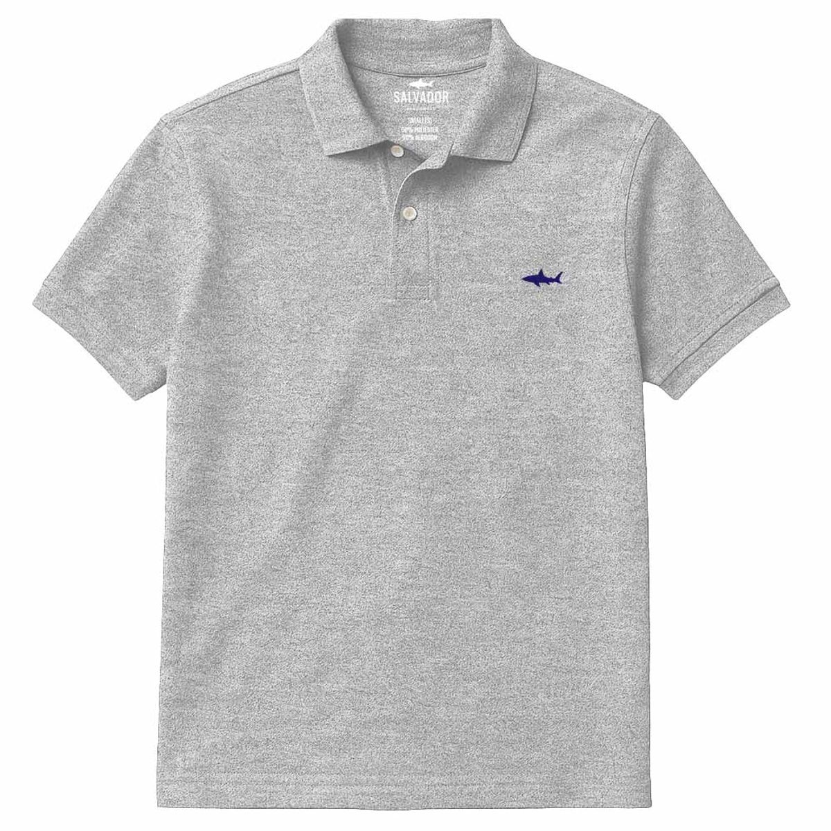 SALVADOR BEACHWEAR - CAMISETA POLO GRIS