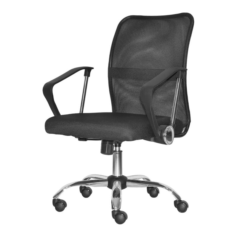 BONNO - Silla De Escritorio Dubai Be Moderna Cómoda Color Negro