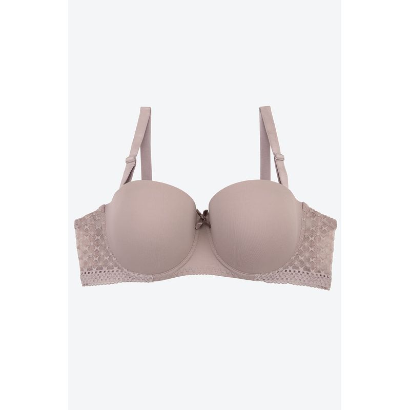 LILI PINK - Brasier copa c tipo strapless en encaje