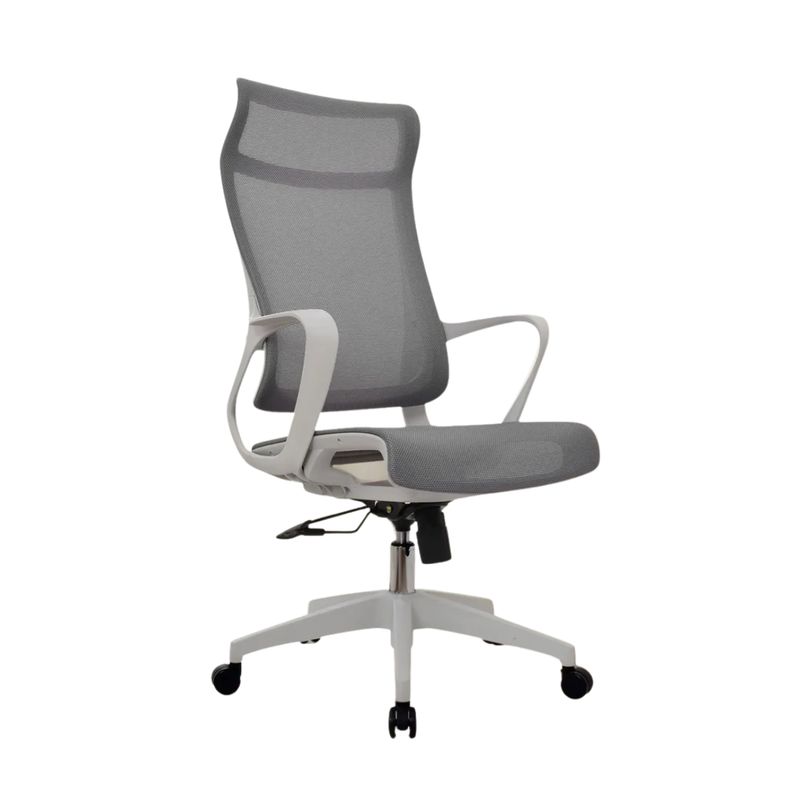 BONNO - Silla De Escritorio Rigs Con Cabecero Bonno Moderna Color Gris