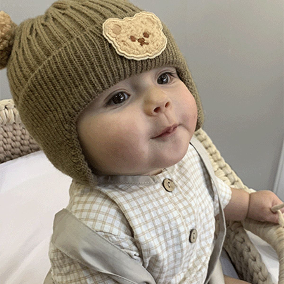 BABY SAMUU - Gorro Tejido Tommy Beanie para Bebé