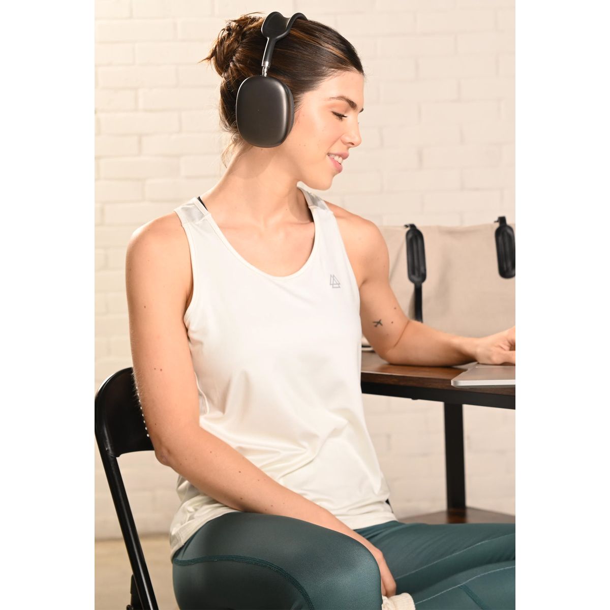 BELIFE - Camiseta manga sisa blanca para mujer