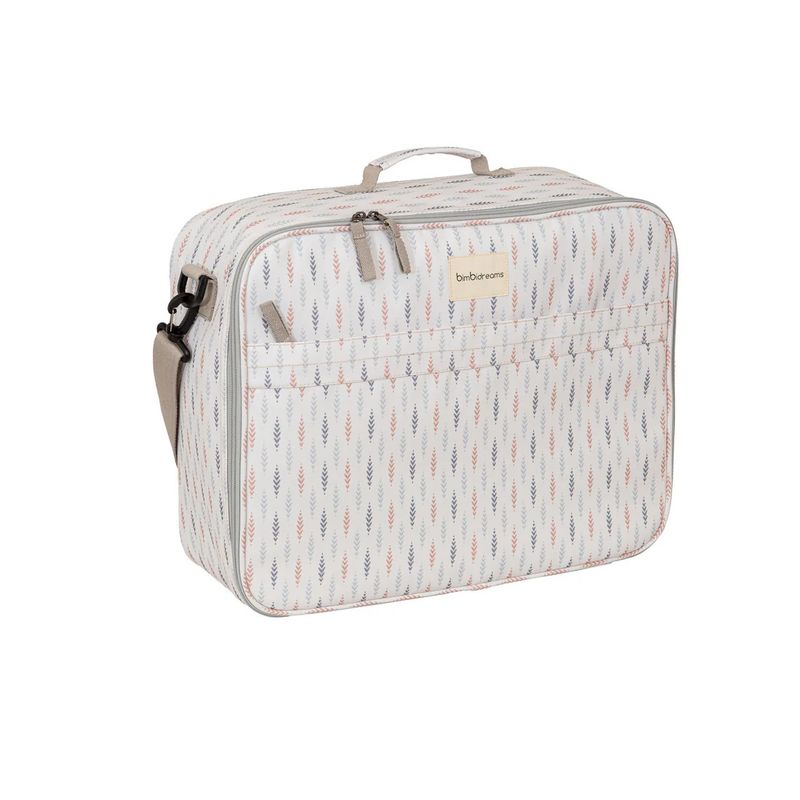 BIMBIDREAMS - Bolso Maleta con cambiador Etnic Bimbidreams Crudo