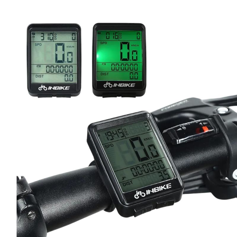 GENERICO - Velocimetro Biker Digital Con Luz Nocturna Y Odometro