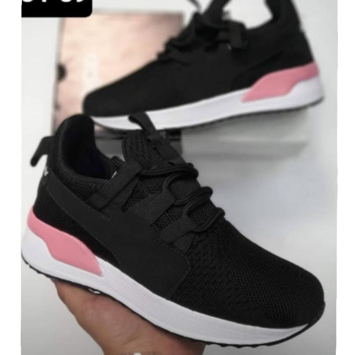 URBAN PLUS - TENIS PARA MUJER NEGROS