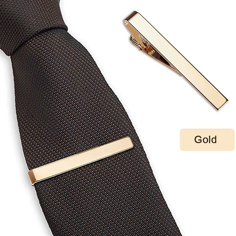 GENERICO - Pinza Pisa Corbatas Camisa Clip Traje Hombre Dorado
