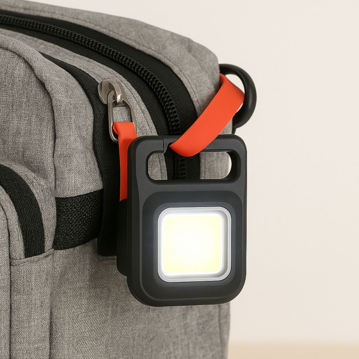 GENERICO - Linterna Led Recargable Táctica Llavero Camping Destapador