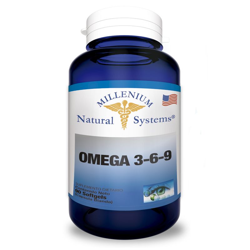 MILLENIUM NATURAL SYSTEM - Omega 3-6-9 x90 softgels Natural Systems