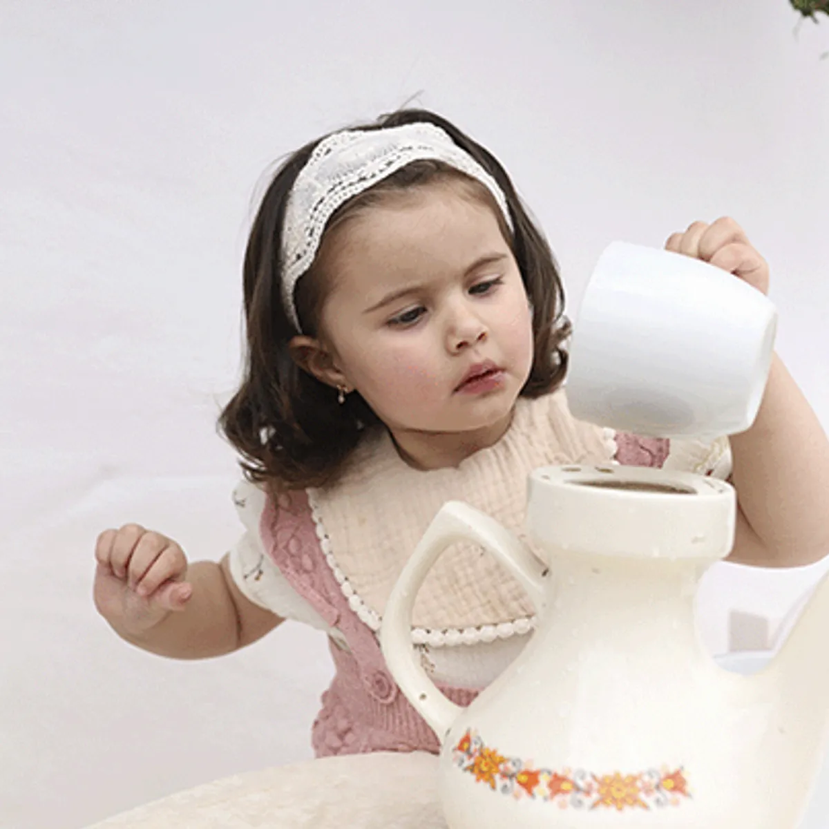 BABY SAMUU - Babero Clásico con Moño Martina