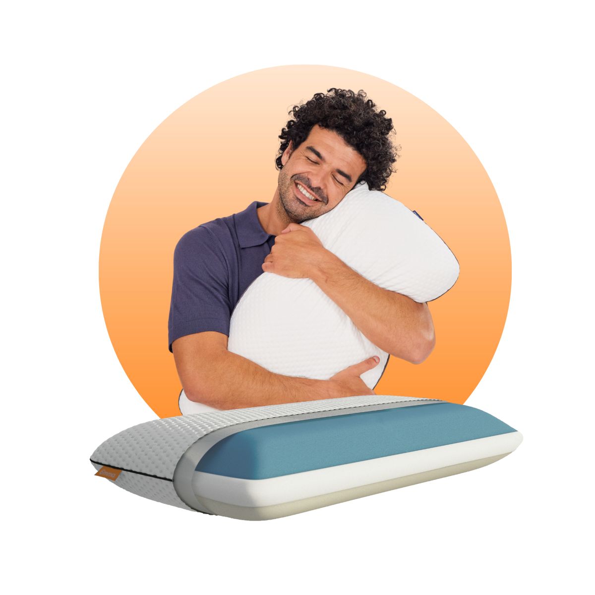 EMMA - Almohada Emma Memory Adapt - Memory Foam - Espuma Viscoelástica - Firmeza Adaptable - 3 Capas De Espuma