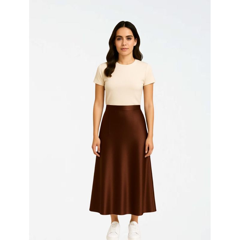 MOLGOA - Falda Para Mujer Satín - The Canvas