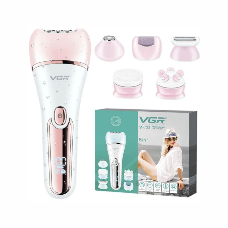VGR - Depiladora Eléctrica Mujer 6 en 1
