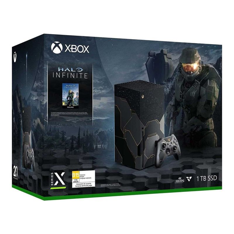 MICROSOFT - Microsoft Xbox Series X 1TB Ed Halo Infinite Gris