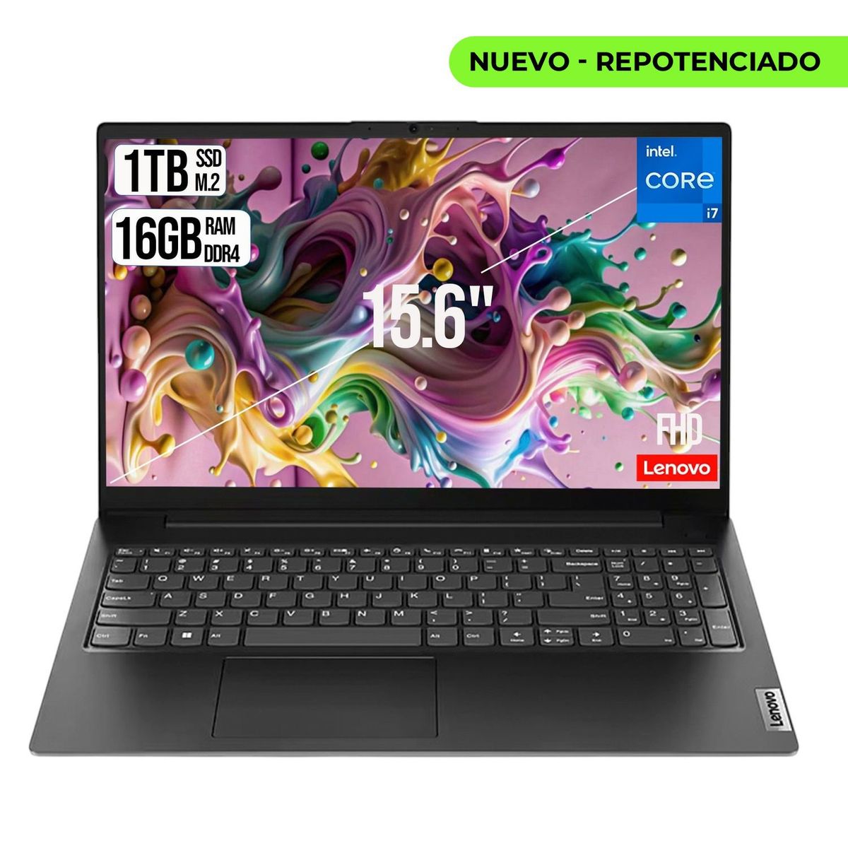 LENOVO - LENOVO V15 INTEL CORE I7-13620H SSD 1TB  RAM 16GB LED 15.6 FULL HD