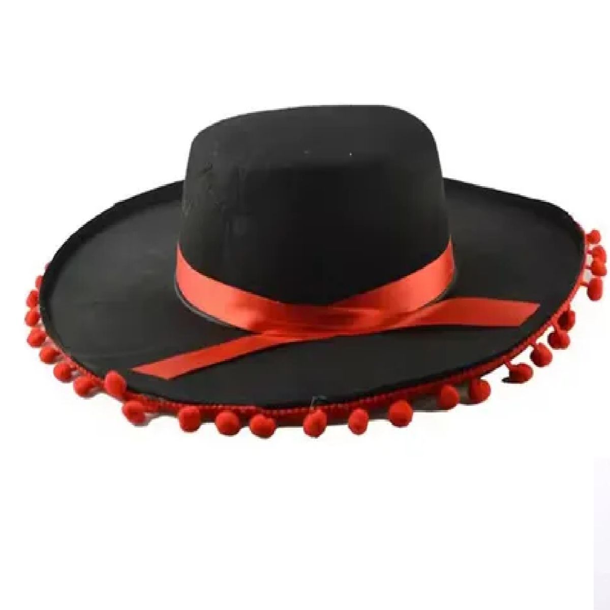 GENERICO - Sombrero Típico Español Negro Salsa Flamenco Torero