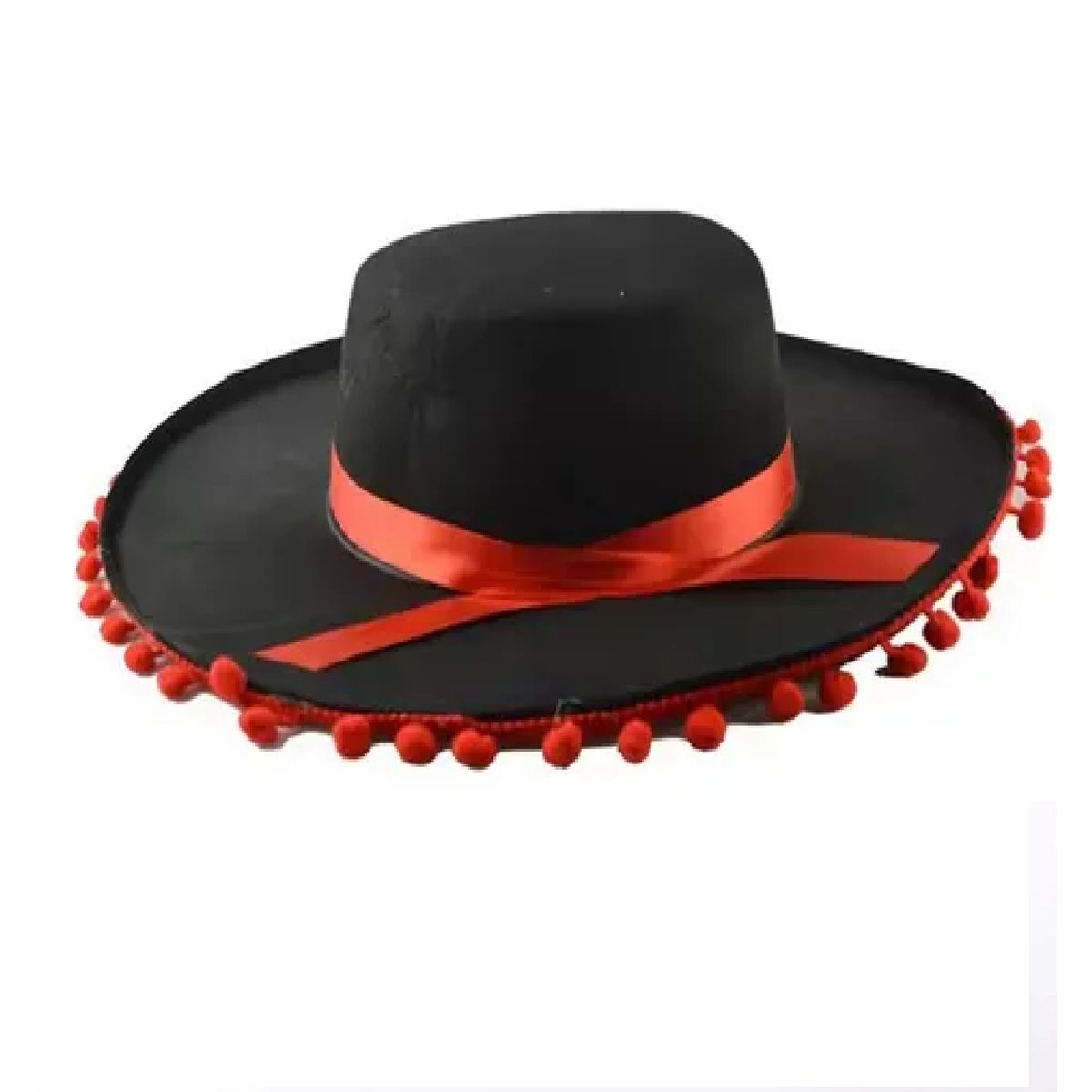 GENERICO - Sombrero Típico Español Negro Salsa Flamenco Torero