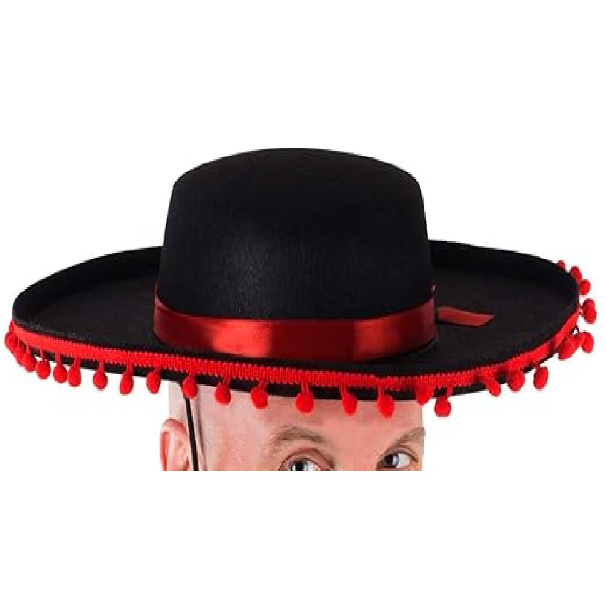 GENERICO - Sombrero Típico Español Negro Salsa Flamenco Torero