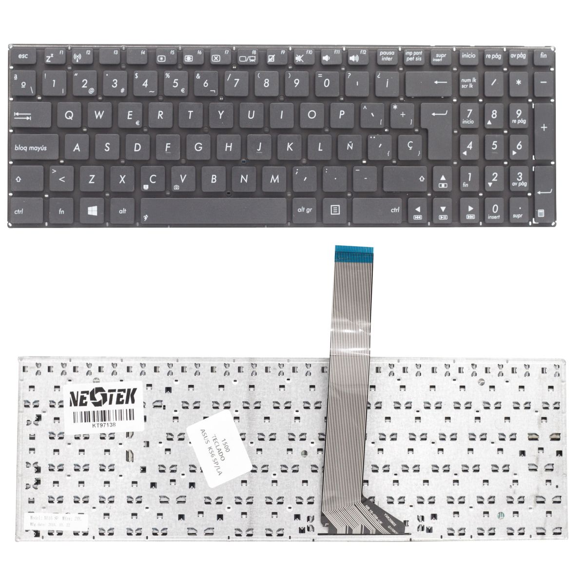 NEOTEK - Teclado ASUS K56 SPLA - Diseño Ergonómico y Durable
