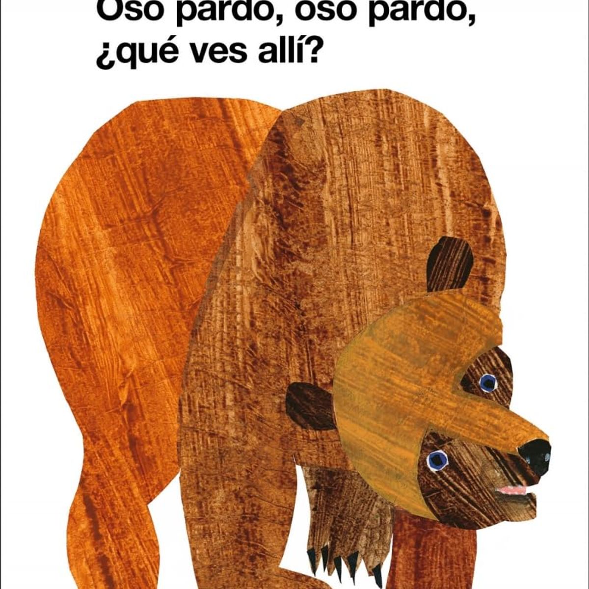 JUGANDO Y EDUCANDO - Libro Educativo Oso Pardo Con Ilustraciones Para Niños