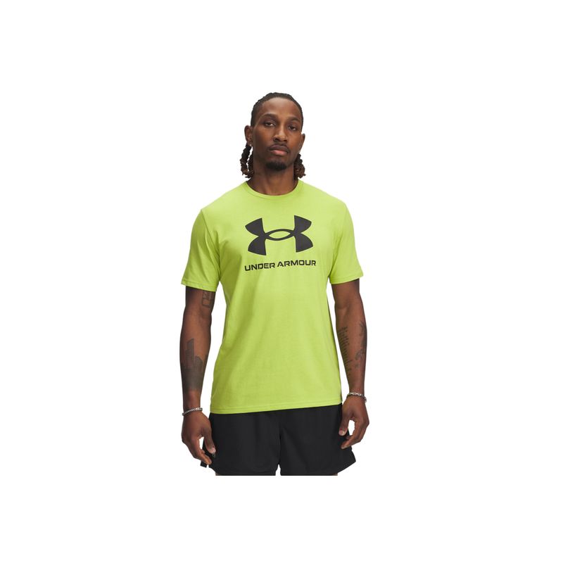 UNDER ARMOUR - Camiseta Hombre Under Armour SPRTSTL LOGO UPDT SS Verde UNDER ARMOUR