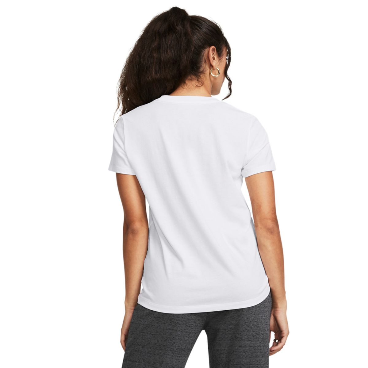 UNDER ARMOUR - Camiseta Mujer Under Armour UA RIVAL CORE SS Blanco UNDER ARMOUR