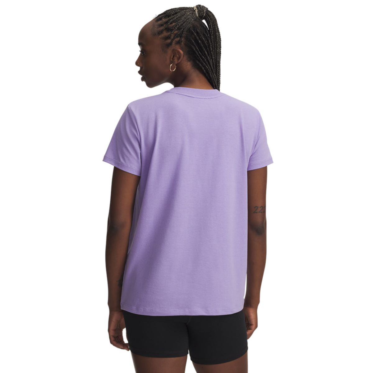 UNDER ARMOUR - Camiseta Mujer Under Armour UA RIVAL CORE SS Puerpura UNDER ARMOUR
