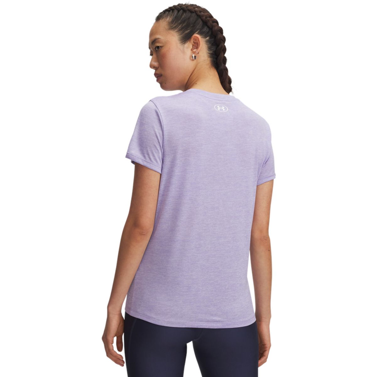 UNDER ARMOUR - Camiseta Mujer Under Armour TECH SSC TWIST Puerpura UNDER ARMOUR