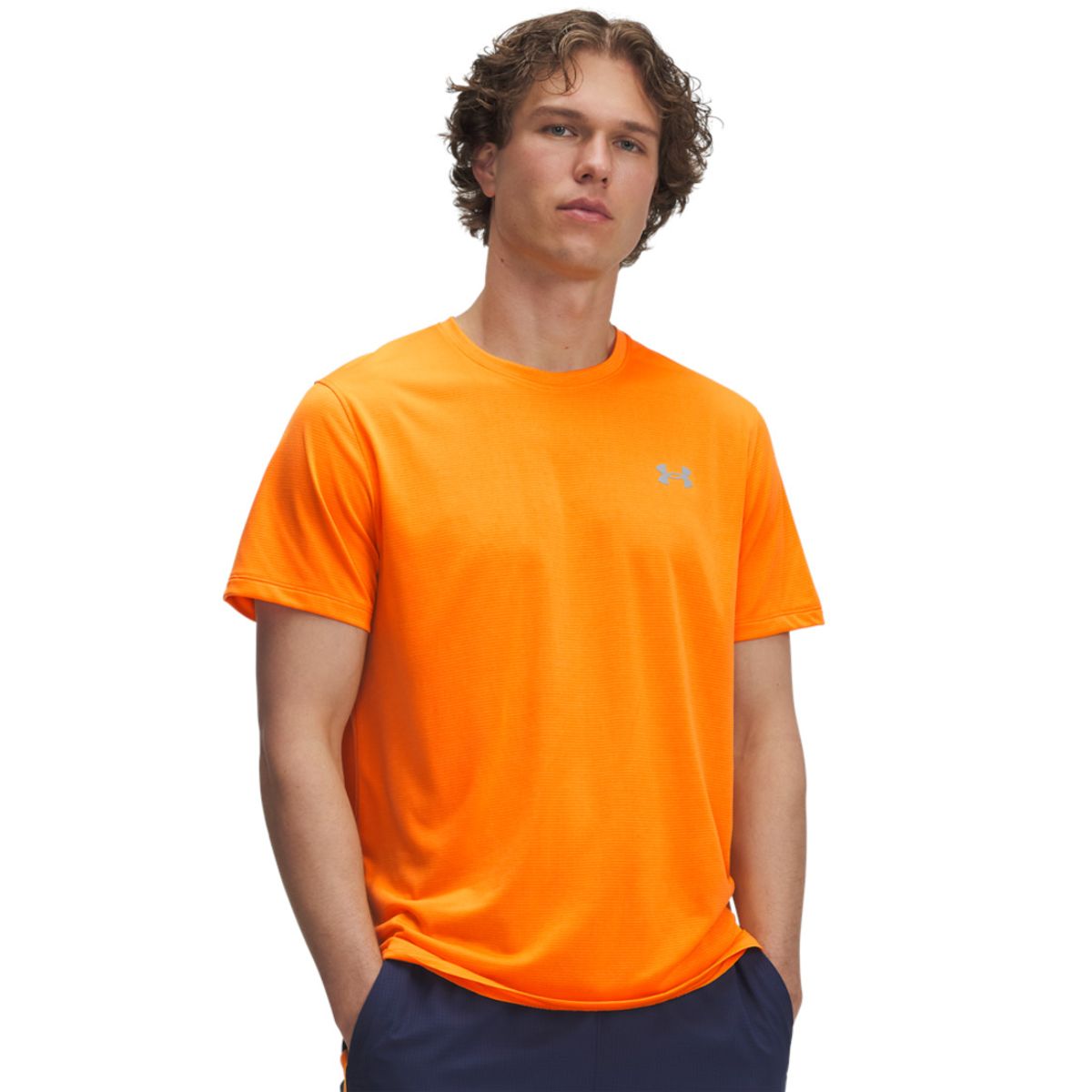UNDER ARMOUR - Camiseta Hombre Under Armour LAUNCH SHORTSLEEVE Naranja UNDER ARMOUR
