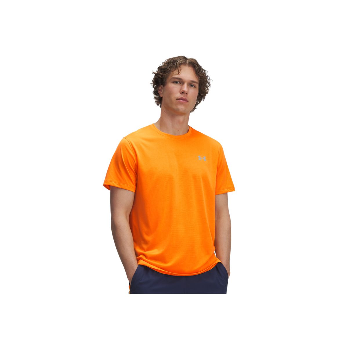 UNDER ARMOUR - Camiseta Hombre Under Armour LAUNCH SHORTSLEEVE Naranja UNDER ARMOUR