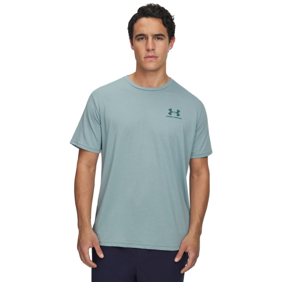 UNDER ARMOUR - Camiseta Hombre Under Armour M SPORTSTYLE LC SS Verde UNDER ARMOUR