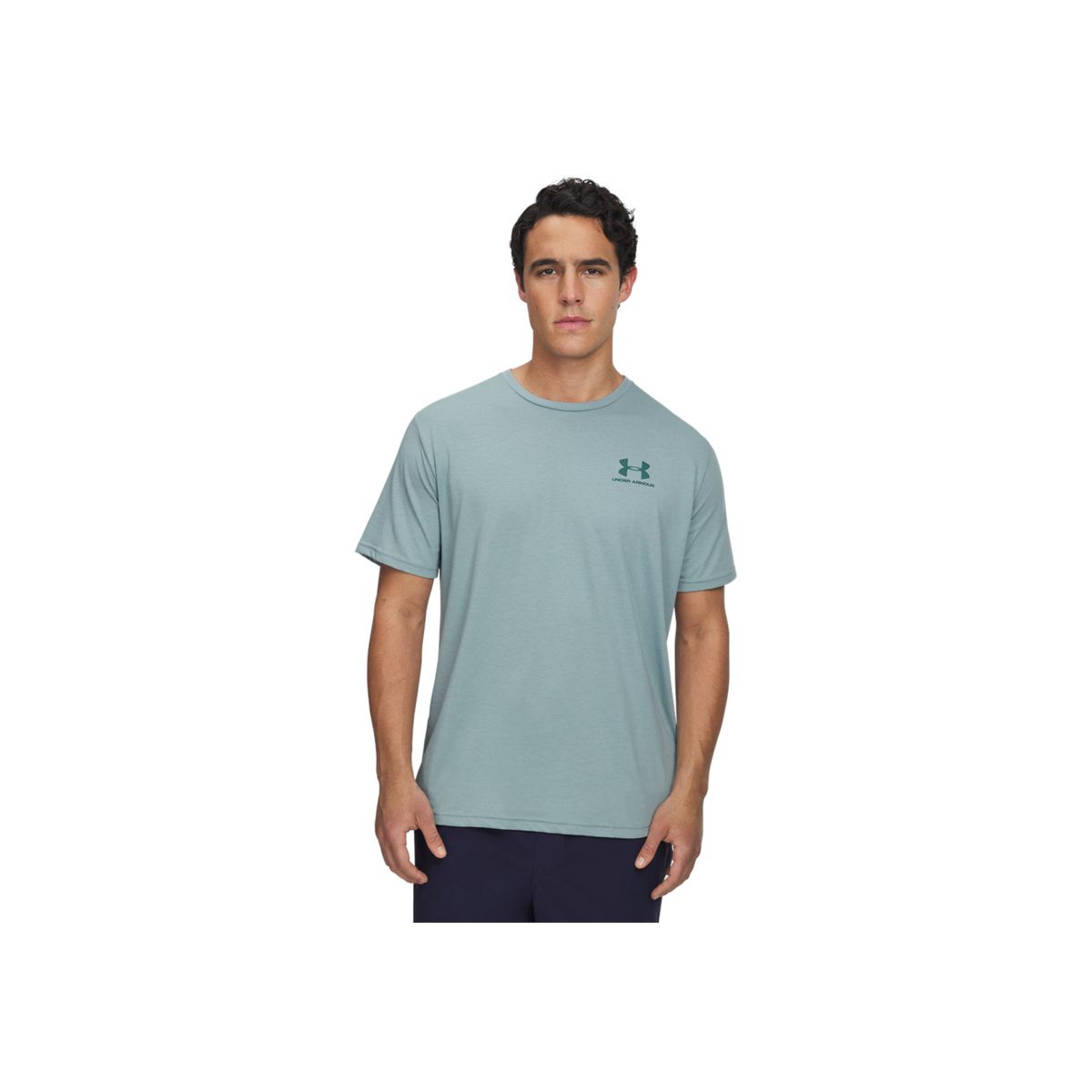 UNDER ARMOUR - Camiseta Hombre Under Armour M SPORTSTYLE LC SS Verde UNDER ARMOUR