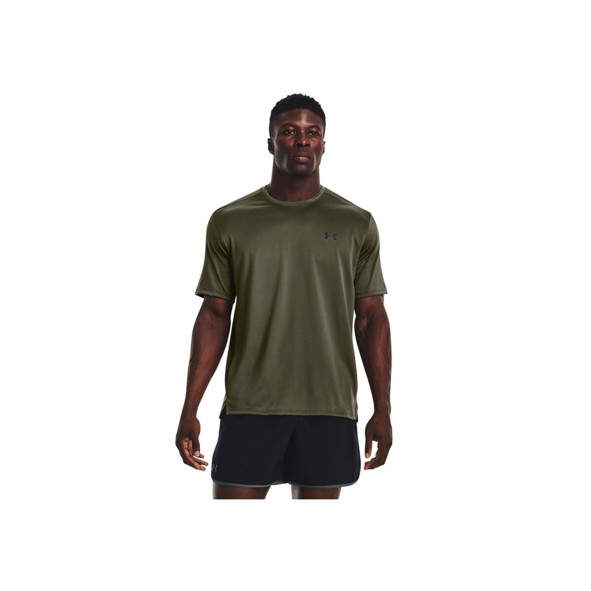 UNDER ARMOUR - Camiseta Hombre Under Armour UA TECH VENT SS Verde UNDER ARMOUR