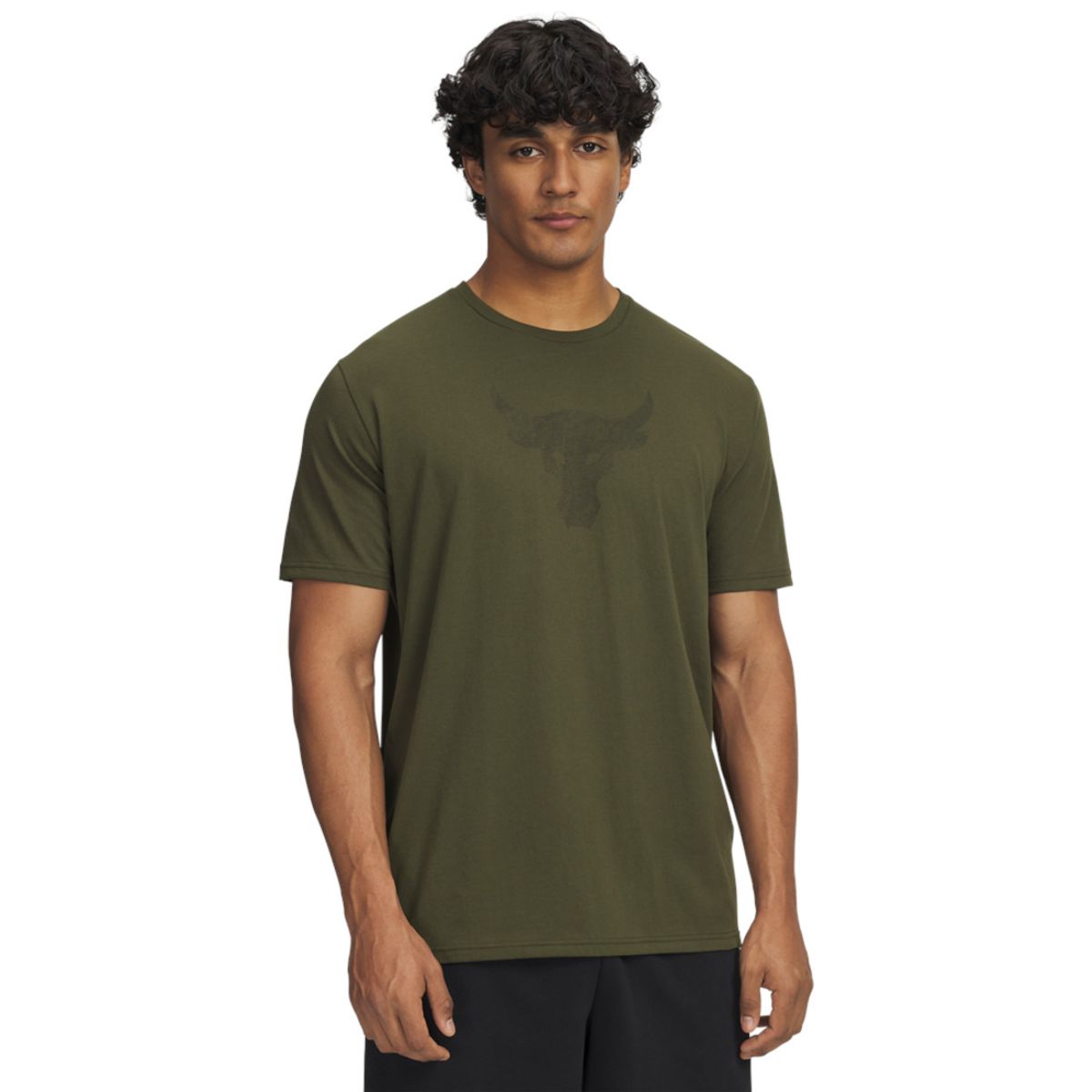 UNDER ARMOUR - Camiseta Hombre Under Armour PJT RCK BRHM BULL SS Verde UNDER ARMOUR