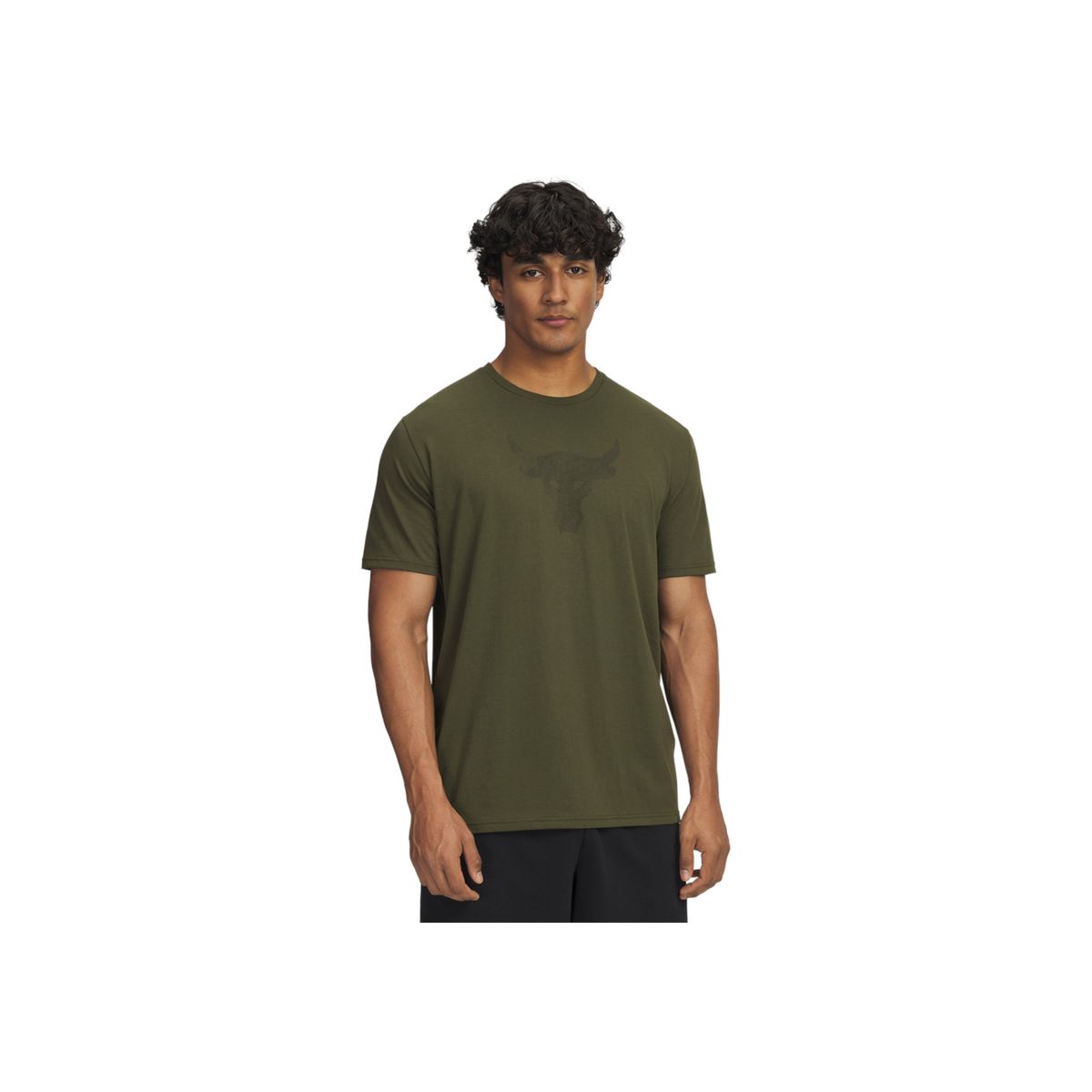 UNDER ARMOUR - Camiseta Hombre Under Armour PJT RCK BRHM BULL SS Verde UNDER ARMOUR