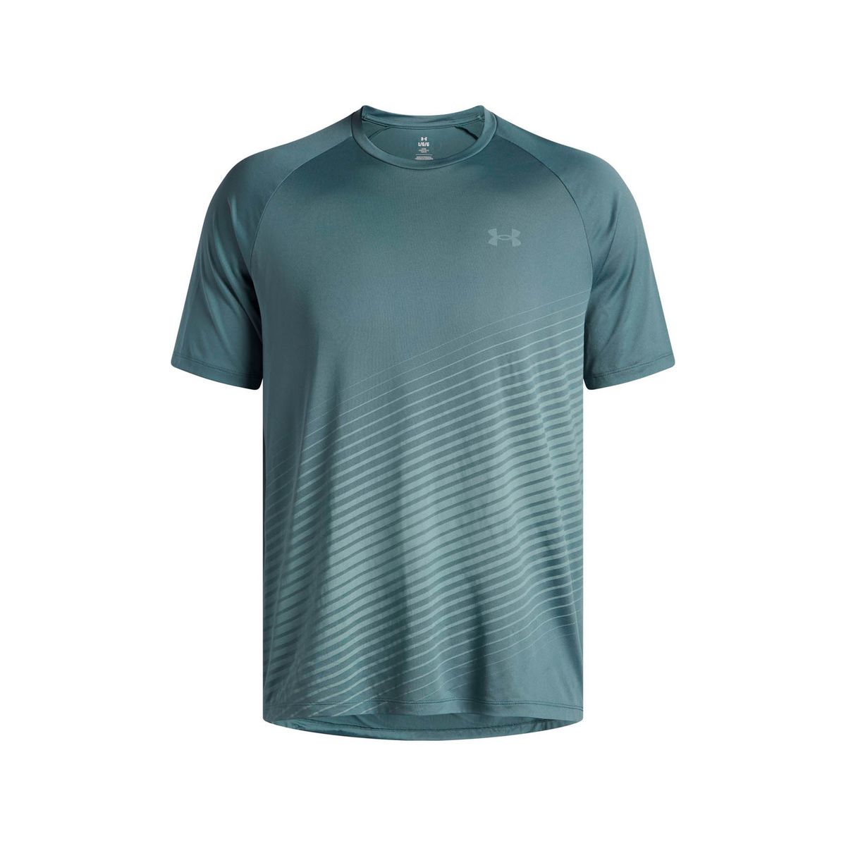 UNDER ARMOUR - Camiseta Hombre Under Armour UA TECH FADE SS Azul UNDER ARMOUR