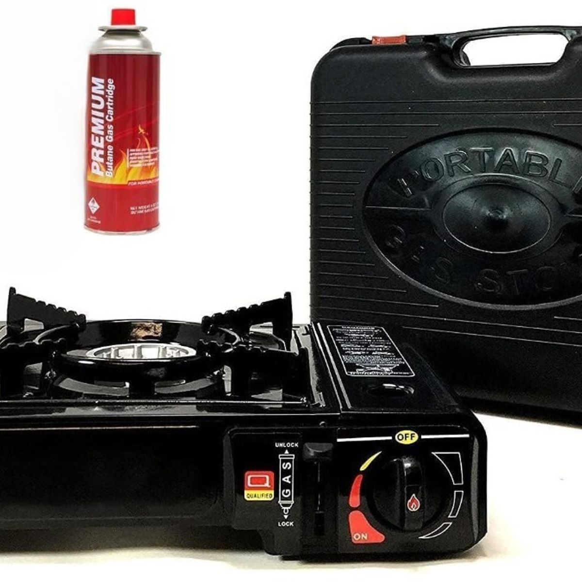 ZHOPI CO - Estufa De Gas Butano Portatil Para Camping Viajes 1 Puesto