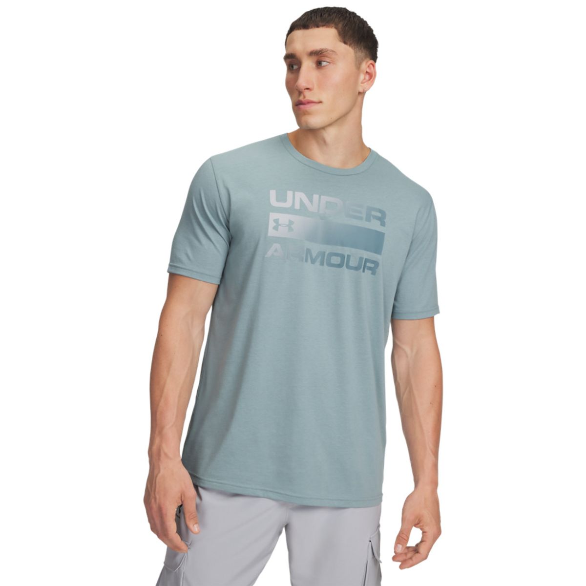 UNDER ARMOUR - Camiseta Hombre Under Armour TEAM ISSUE WRDMRK SS Verde UNDER ARMOUR