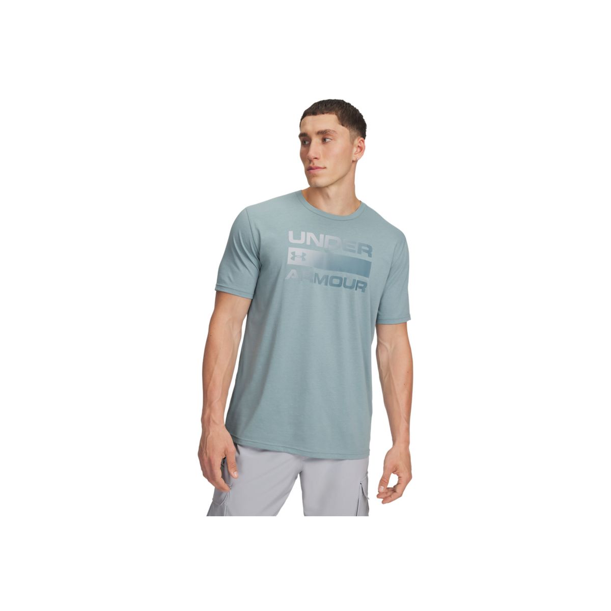 UNDER ARMOUR - Camiseta Hombre Under Armour TEAM ISSUE WRDMRK SS Verde UNDER ARMOUR