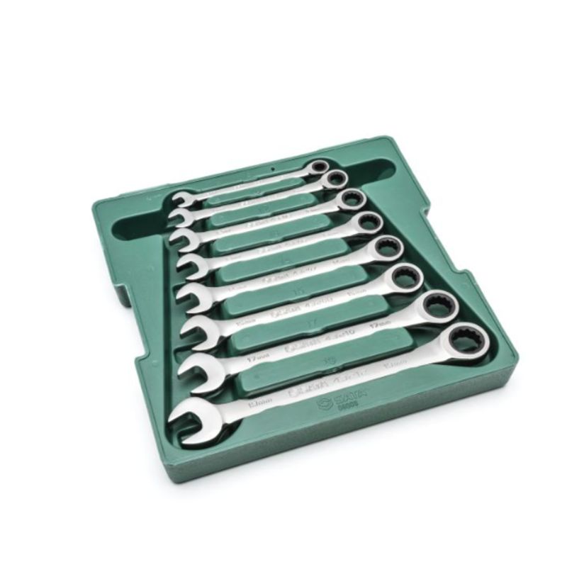 SATA - JGO LLAVES MIXTAS RATCHET SATA  8-19 MM 8PZAS ST08008SJ