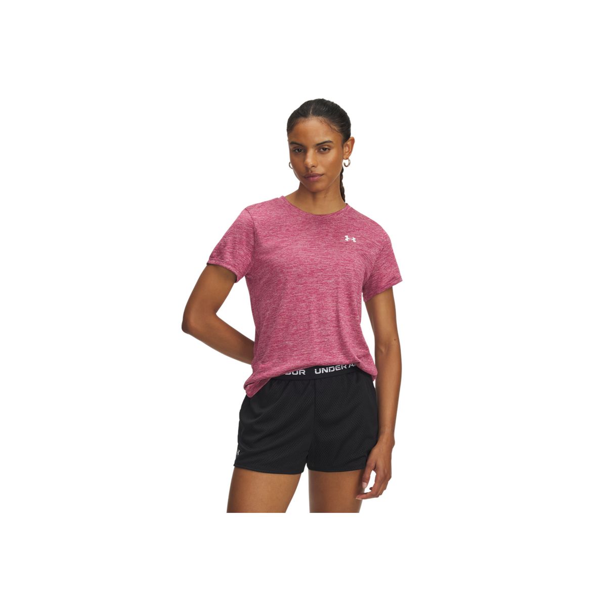 UNDER ARMOUR - Camiseta Mujer Under Armour TECH SSC TWIST Rojo UNDER ARMOUR