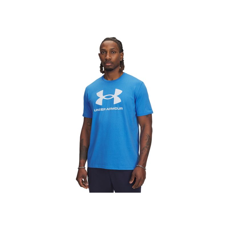 UNDER ARMOUR - Camiseta Hombre Under Armour SPRTSTL LOGO UPDT SS Azul UNDER ARMOUR