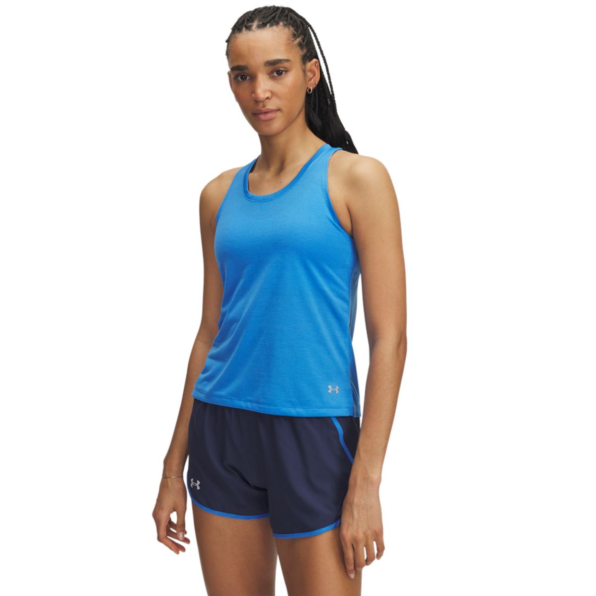 UNDER ARMOUR - Camiseta Mujer Under Armour UA LAUNCH SINGLET Azul UNDER ARMOUR